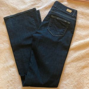 Paige Hidden hills bootcut dark-wash jeans size 28